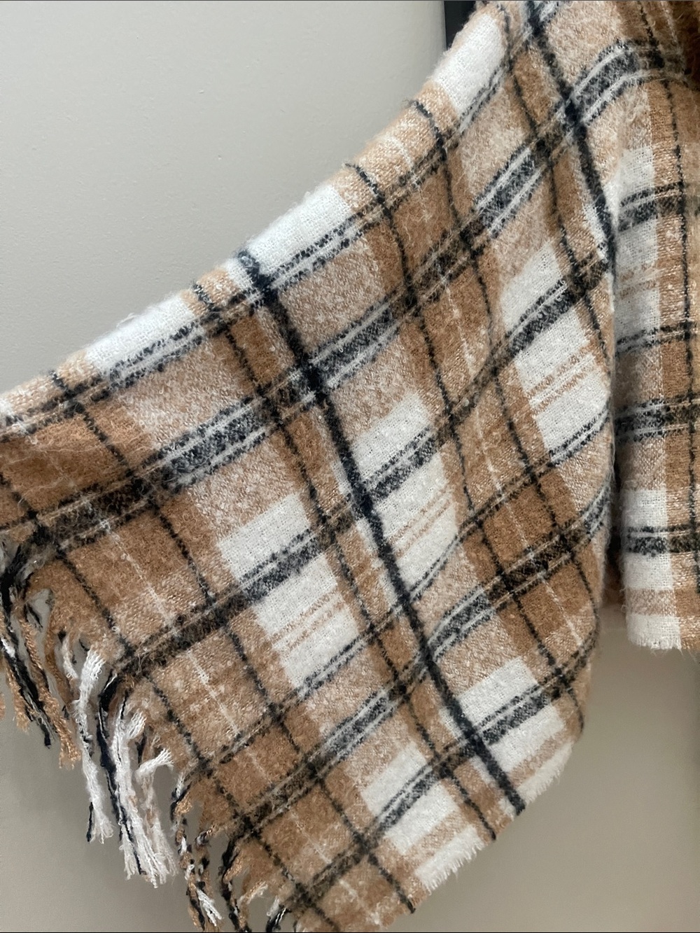 Cozy Fall Poncho - Picture 2 of 3